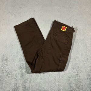Empyre Relaxed Loose fit dark brown cargo skate pants Women’s Size 28x27 #1689
